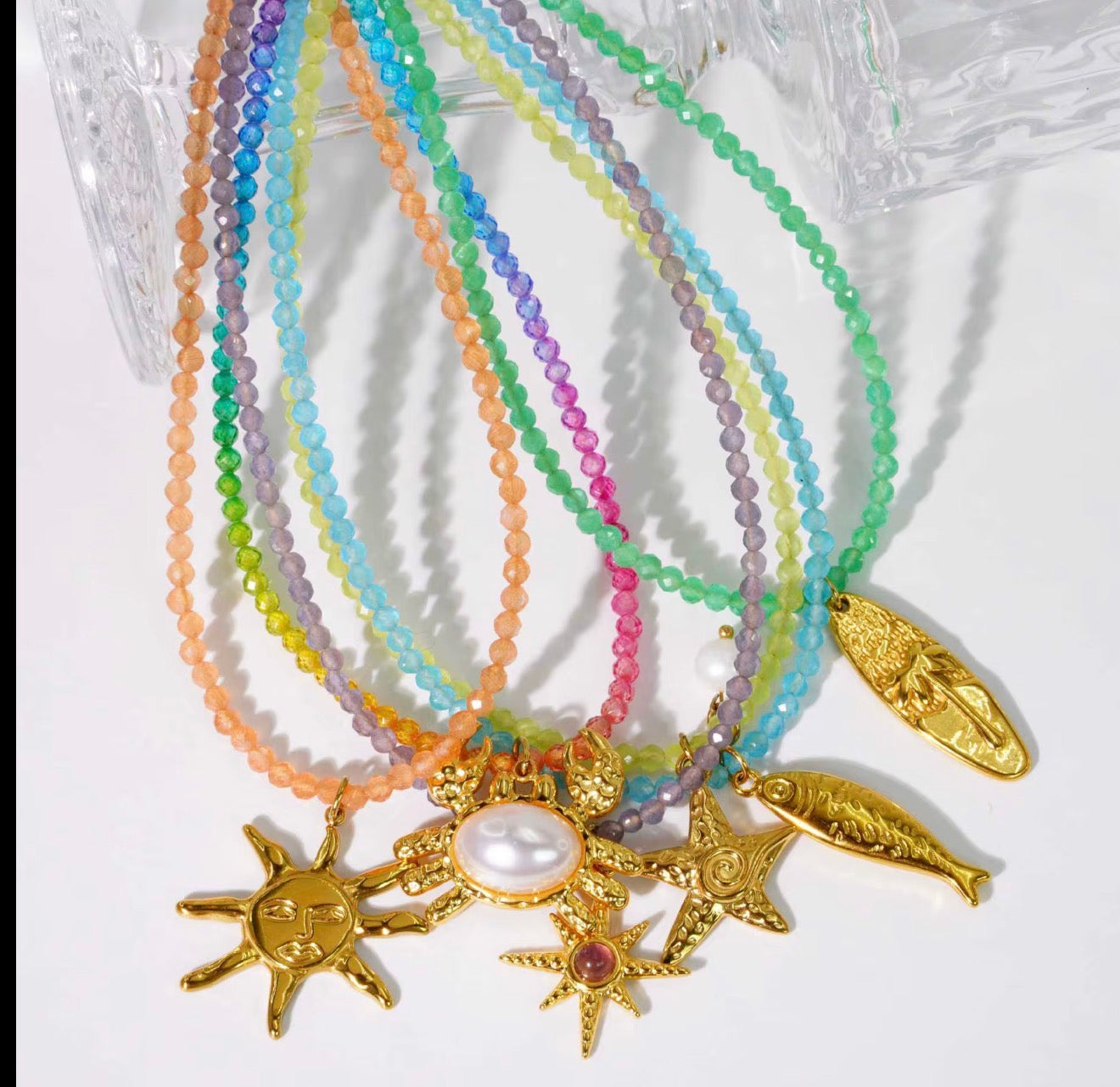 Beaded Summer Necklace RTS