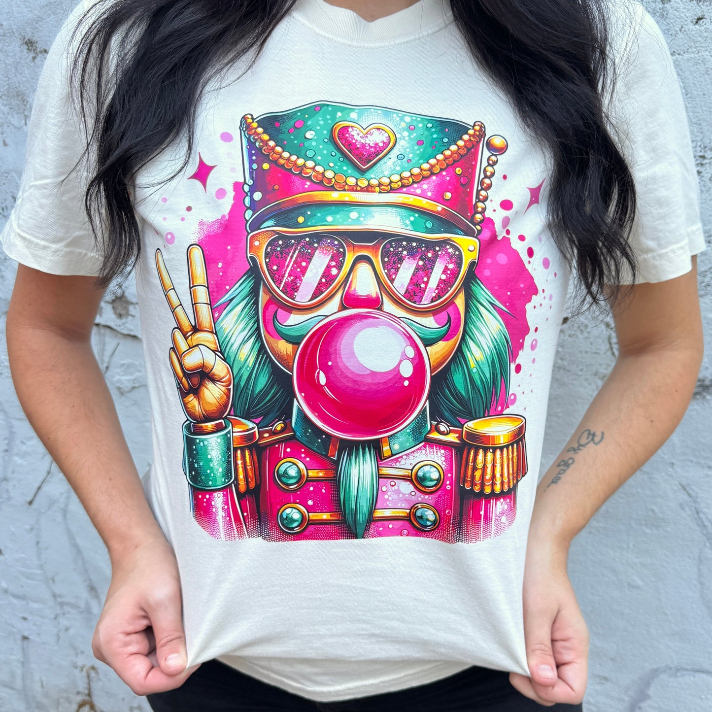 Bubblegum Nutcracker Graphic Tee D-1065