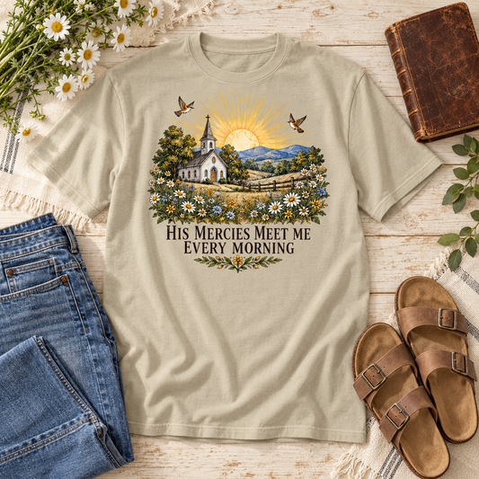 His Mercies Meet Me Tee