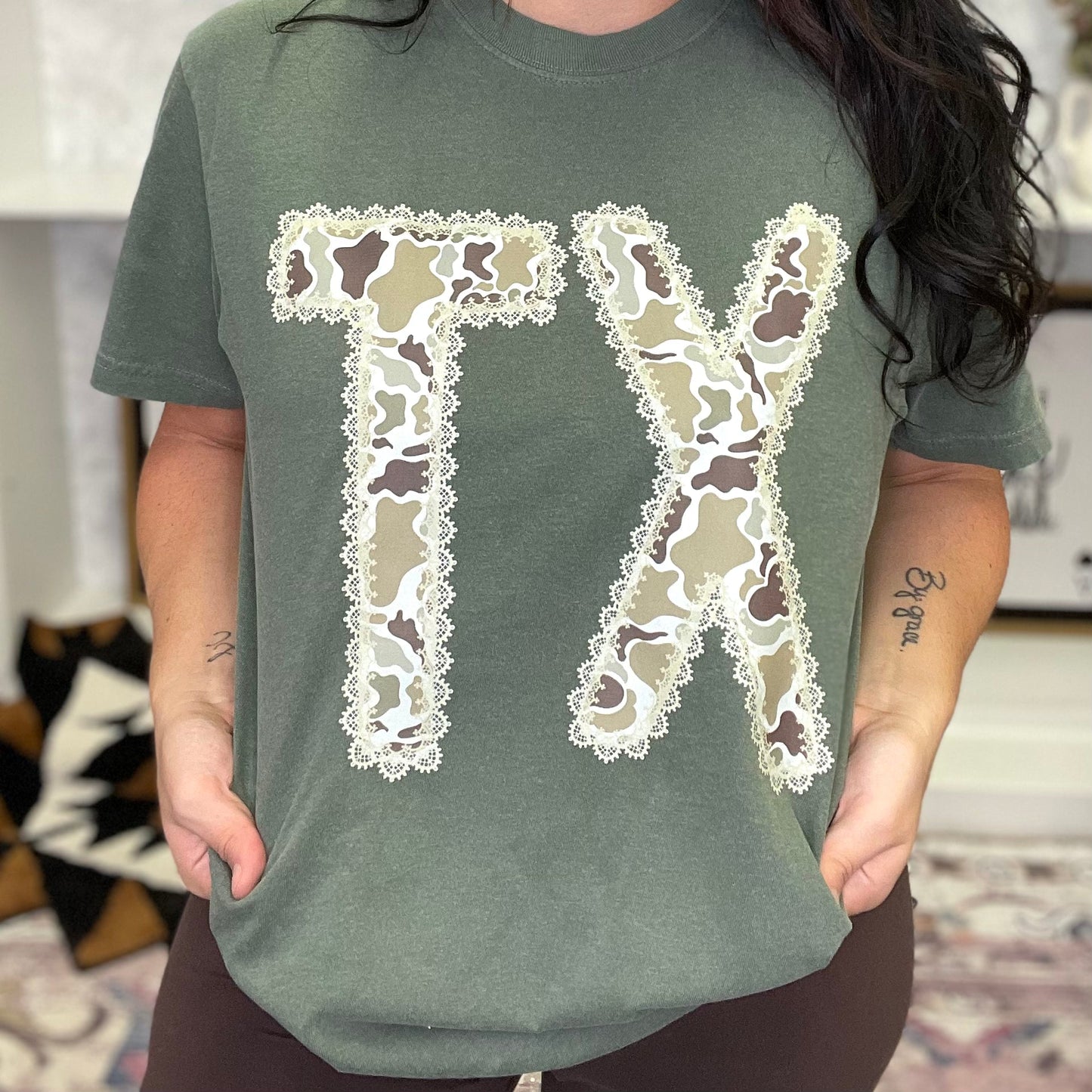 Custom Camo State Tee Graphic Tee