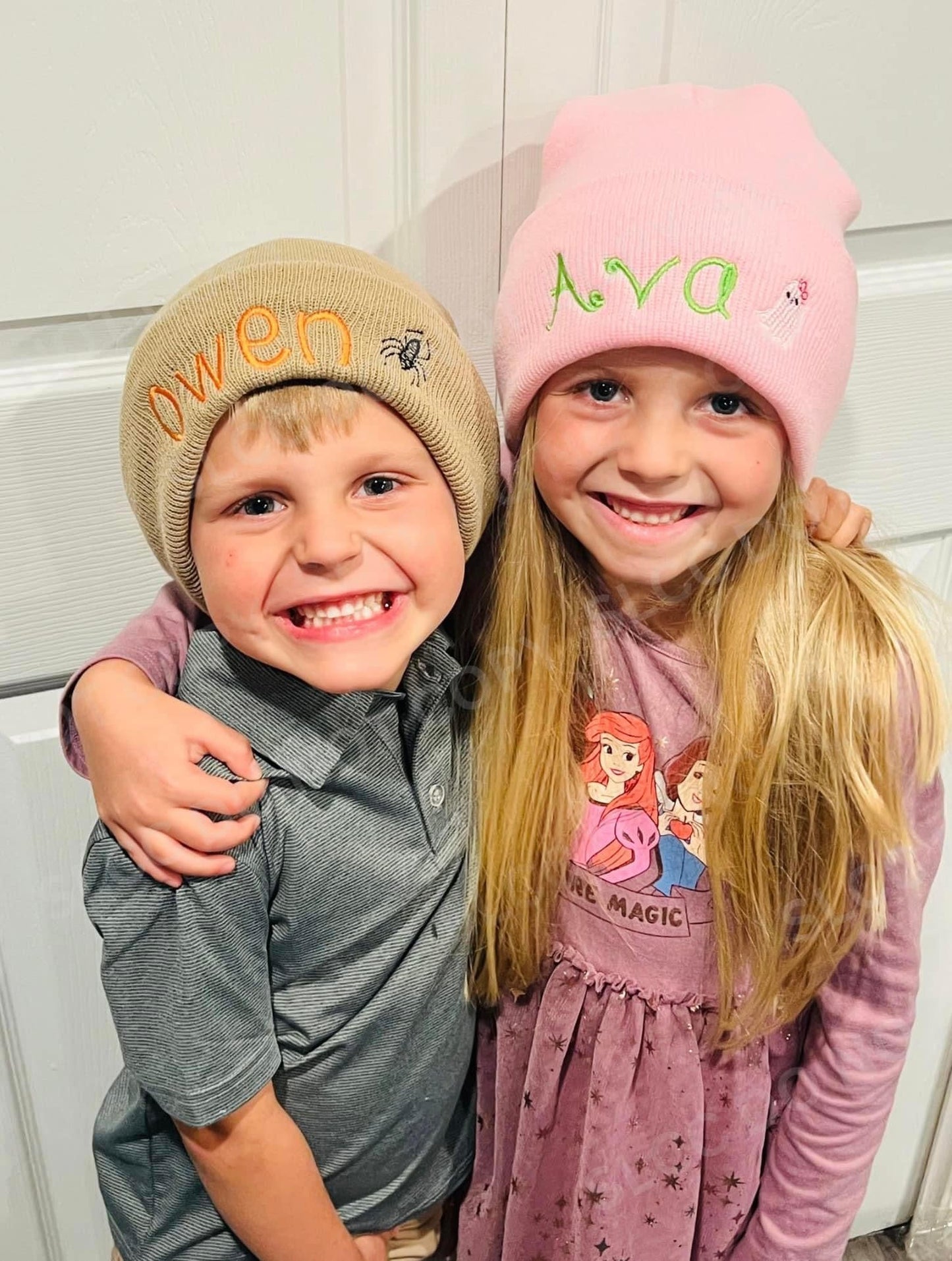Preorder: Fully Customizable Embroidered Fall Beanies