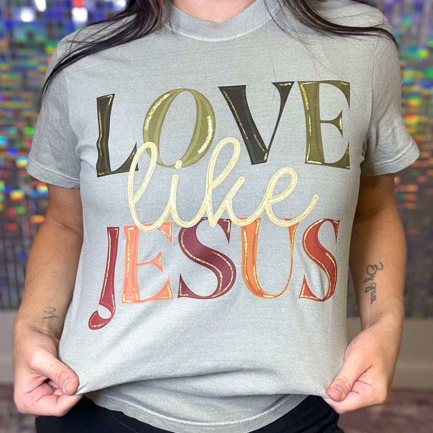 Love Like Jesus FALL Graphic Tee D-1058