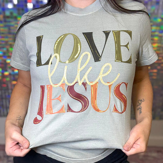 Love Like Jesus FALL Graphic Tee D-1058