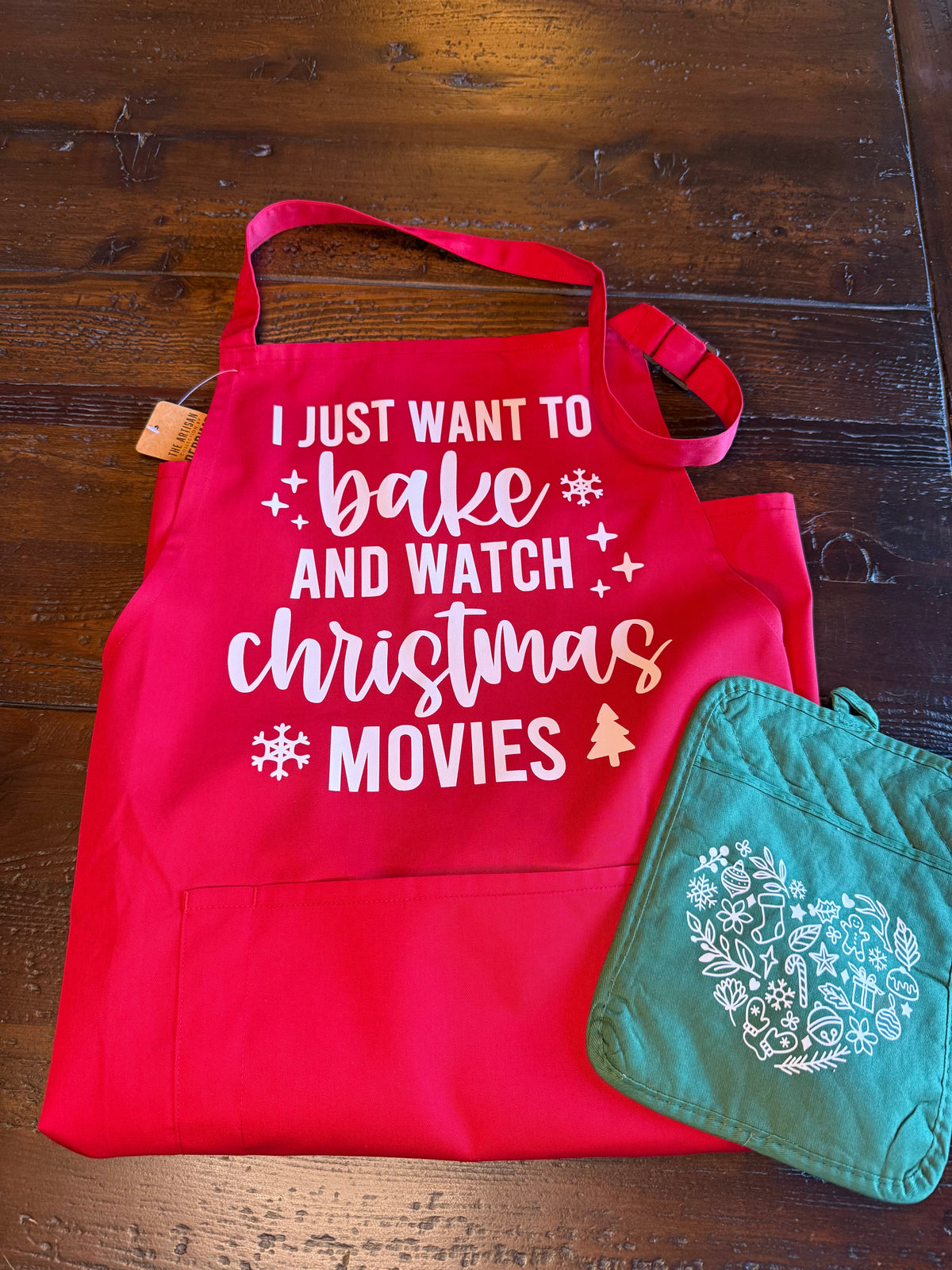 Holiday Gift Box Sets - Apron and Pot Holder