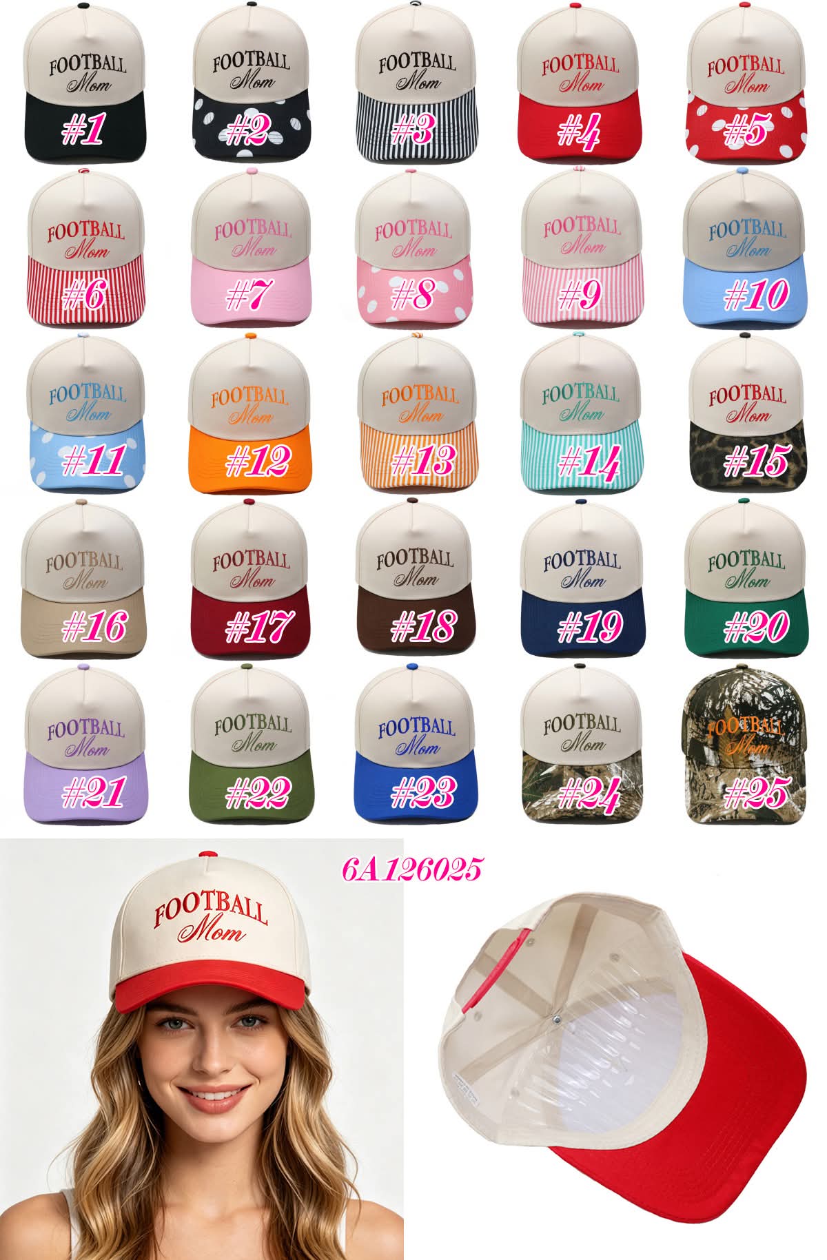 Football Mom Trucker Hat