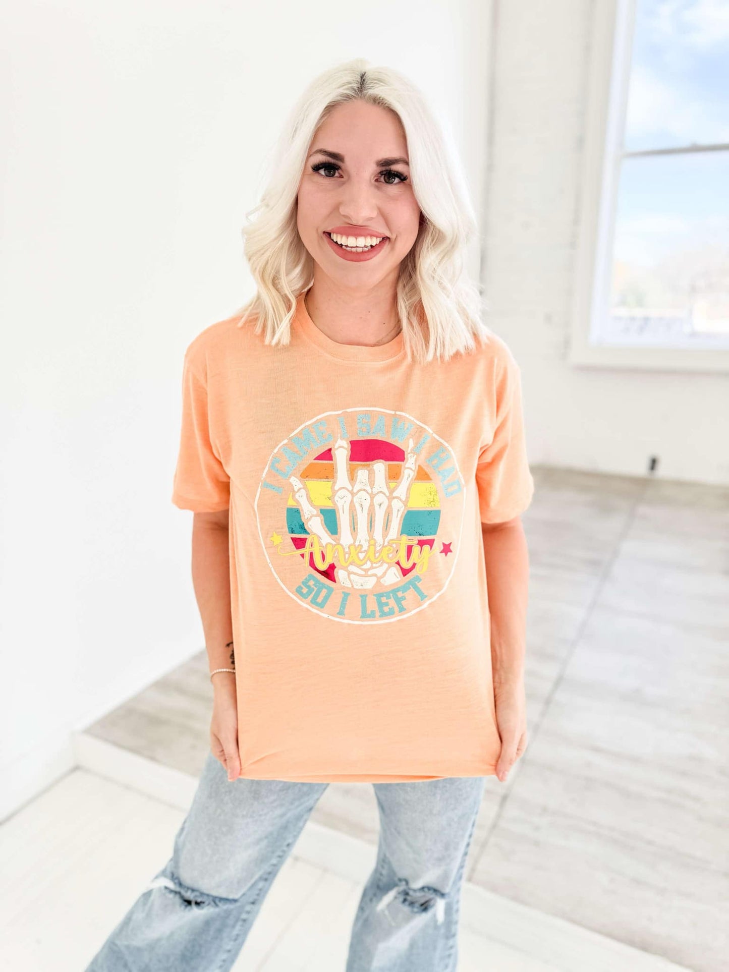 Circle Came Saw Anxiety Graphic Tee